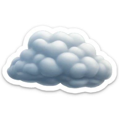 cloud windy sticker