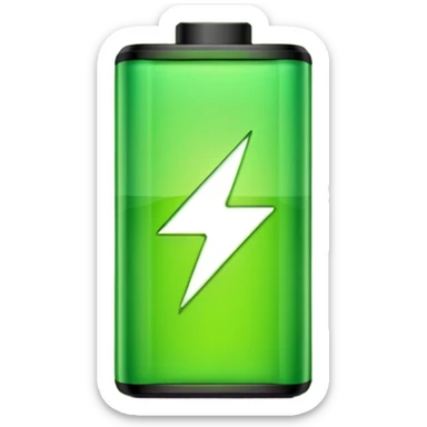 battery icon sticker