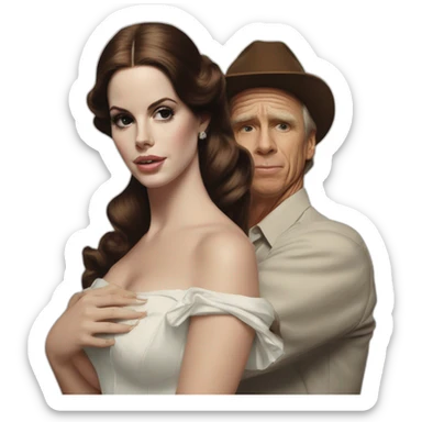 Lana Del Rey Norman Fucking Rockwell sticker
