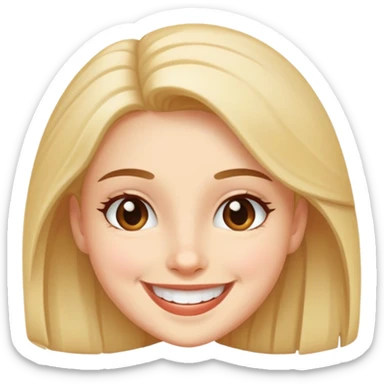 aleena having a fun time  sticker