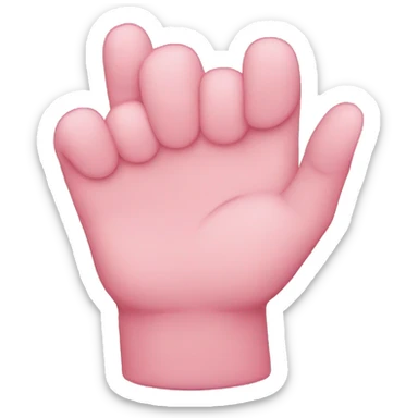 Two pinkie fingers entwined  sticker