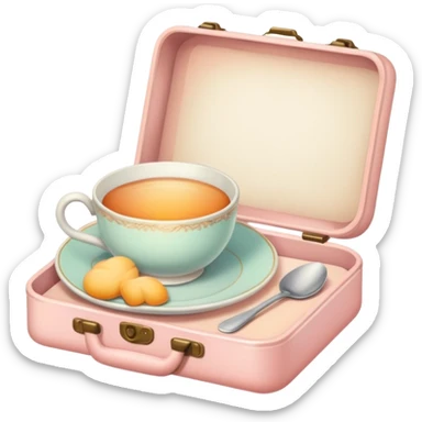 Warm pastels romantic vintage aesthetic  sticker