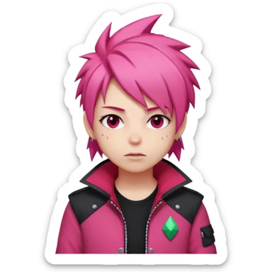 Tenna from deltarune sticker