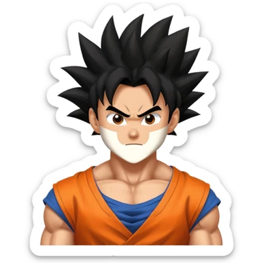 I need an emoji of character goku sticker