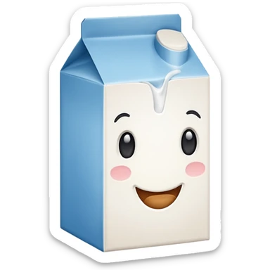 milk carton sticker