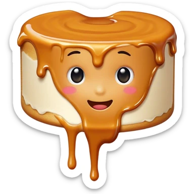 salted caramel sticker