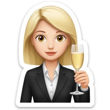 marketing agent with glass sticker