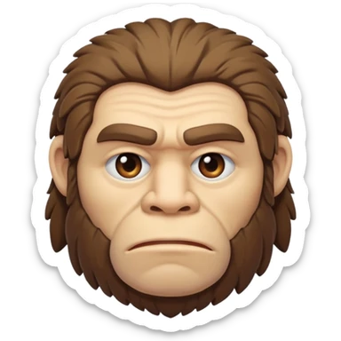 slack jawed neanderthal sticker