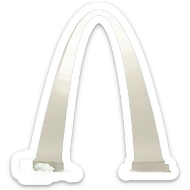 St. Louis arch sticker