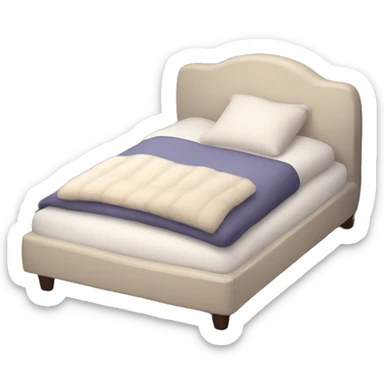  warm comfy cozy bed  sticker
