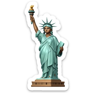 statue of liberty sticker