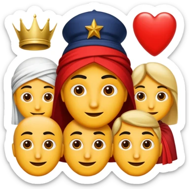 Osmanlı bayrağı üç hilal sticker