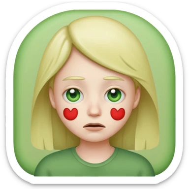 Just ate something bad emoji face sticker