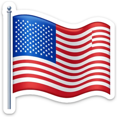 usa flag sticker