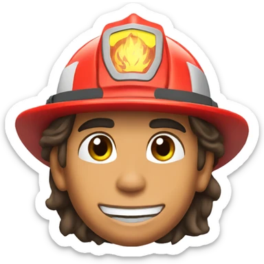 Rafael Nadal as fire fighter  sticker