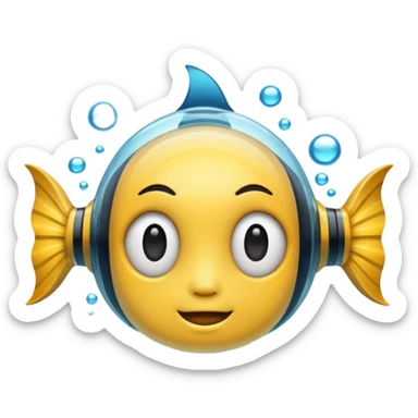 Underwater frequency sticker