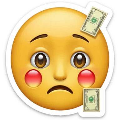 cry money sticker