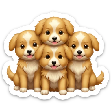 Perritos bailando sticker