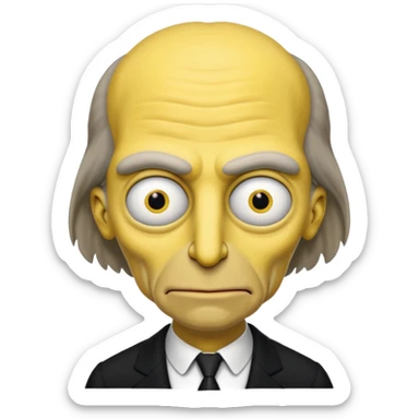 Mr. Burns, simpson. sticker