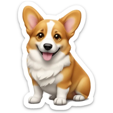 Corgi sticker