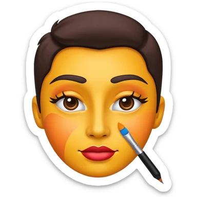 Maquiagem artística sticker