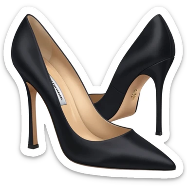 manolo blahink 90's satin pump sticker