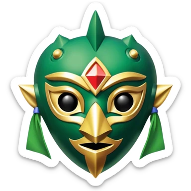 Ocarina of time mask sticker