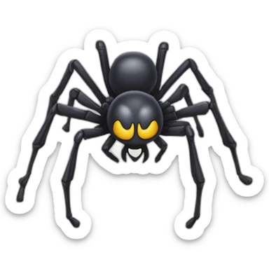 Araignée sur squelette sticker