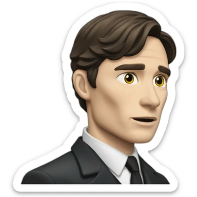 Cillian Murphy as oppenheimer sticker