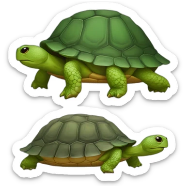 L’outre sur tortue sticker