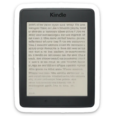 Kindle sticker