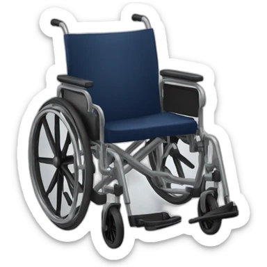 Macron en fauteuil roulant sticker