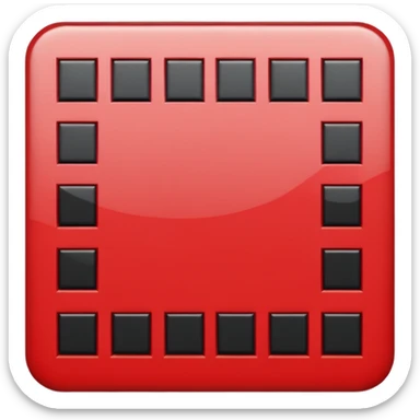 checker board mix with black and white and red sticker