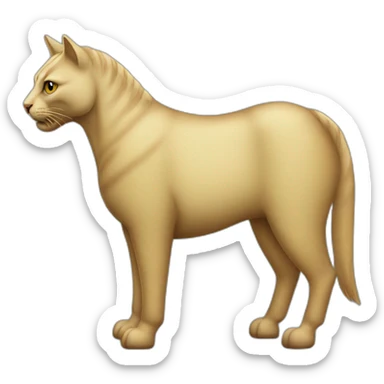 trojan horse cat sticker