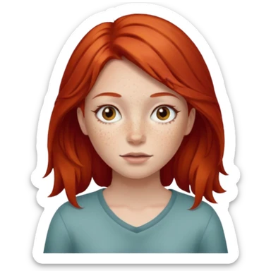 Wich girl res hair sticker