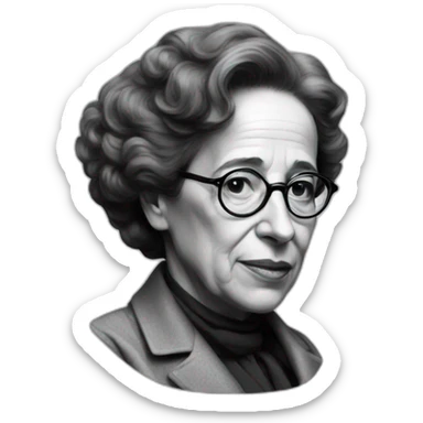 Hannah Arendt  sticker
