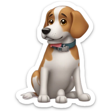 Dog sitter sticker