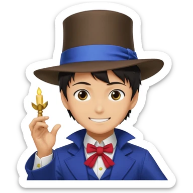 Kaito Kuroba in the famous detective conan story sticker