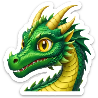 simple western dragon, suitable for Discord emoji style sticker