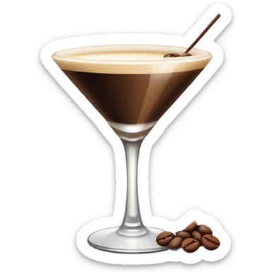 espresso martini sticker
