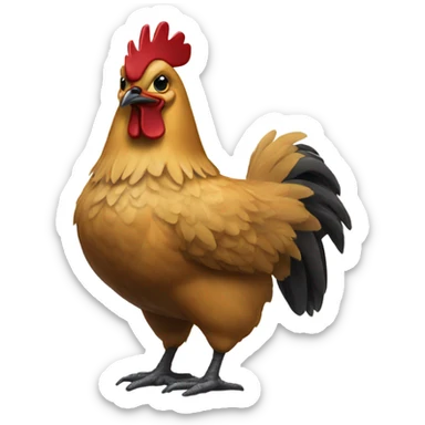 Special operations chicken sticker