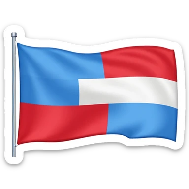 i want a flag for a company called baly sticker