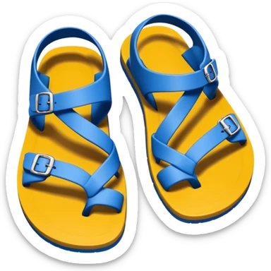 Gambar sandal kanan yang merupakan pasangan dari emoji 🩴.
Bentuk dan warna sama persis seperti sandal kiri pada emoji, tetapi posisinya harus berlawanan arah (menghadap ke kanan).
Gaya minimalis, latar belakang polos putih, tampak dari atas (top view), pencahayaan lembut agar detail terlihat jelas. sticker