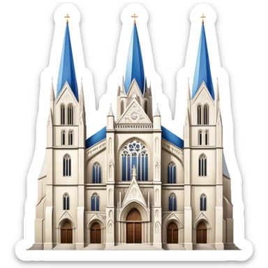 zagreb cathedral sticker