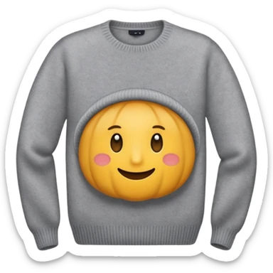 cashmere sweater grey men, just the sweater sticker