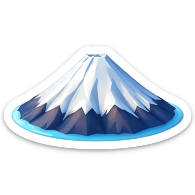 Cinematic Realistic Mount Fuji Emoji  sticker