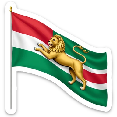 Flag Iran pahlavi sticker