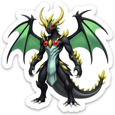 Zygarde-Giratina-Darkrai-fusion, full body sticker