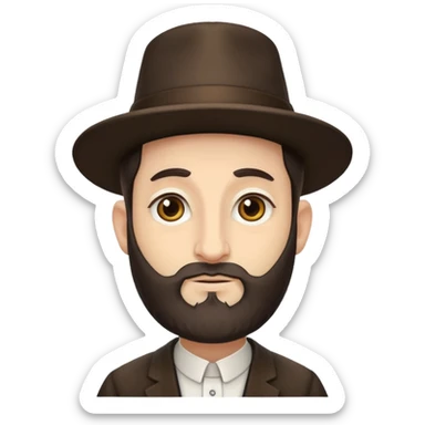 Jewish rabbi sticker