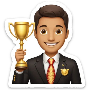 billionaire trophy sticker